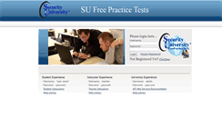 Desktop Screenshot of freepracticetests.brainhoney.com
